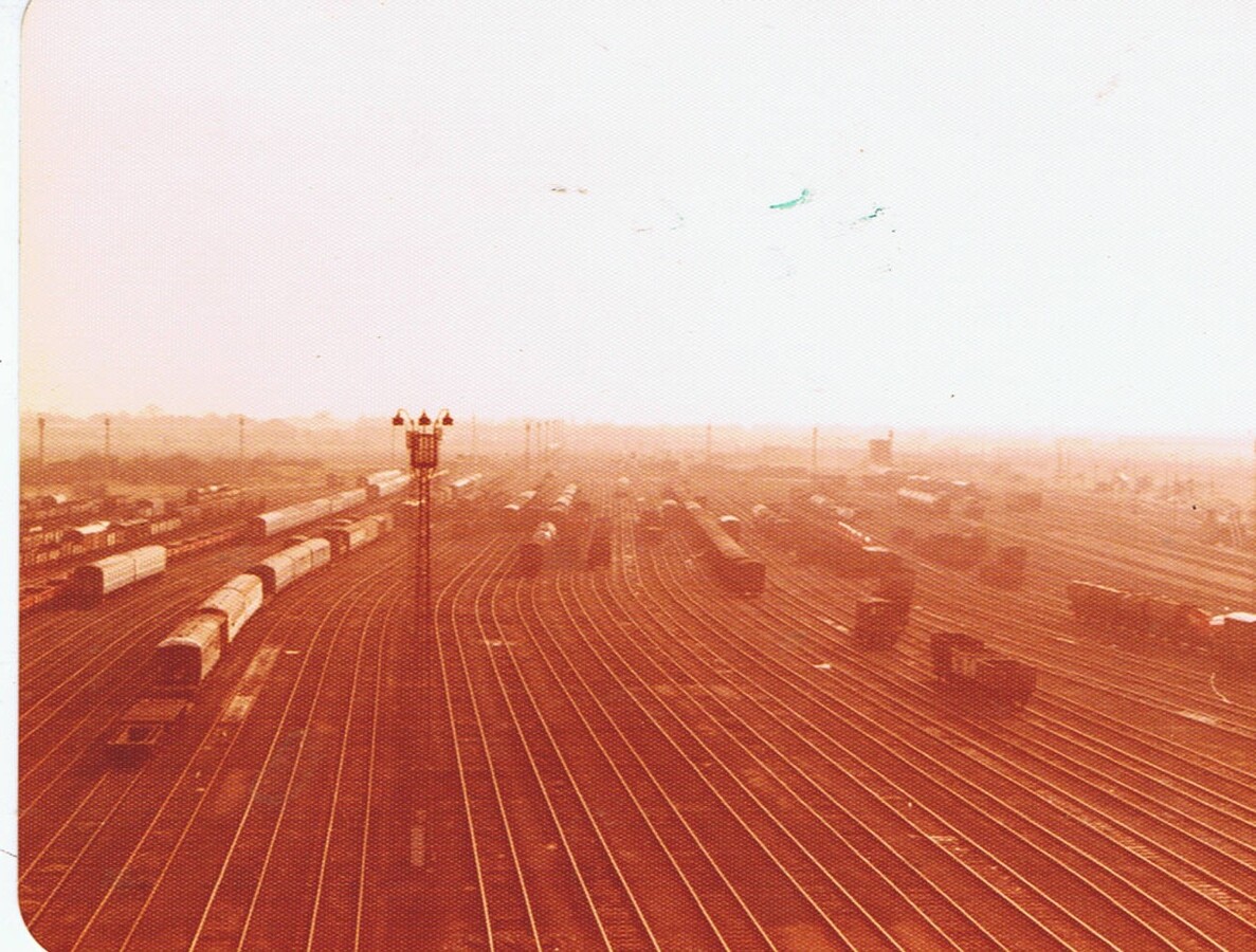 Whitemoor Up Hump 1980 view 3 from lighting tower